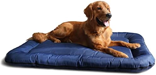 מיטת ארגז אטומה למים לכלבים מיטת כלבים רחיצה אורתופדית עם כיסוי נשלף מדידות 47 x 35 התאמות בגודל 48 אינץ