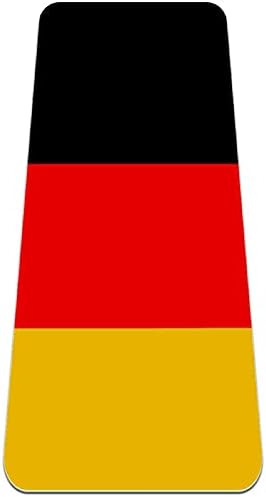 סיבזה לאומי גרמניה דגל שחור אדום צהוב פס פרימיום עבה יוגה מחצלת ידידותי לסביבה גומי בריאות & מגבר; כושר החלקה