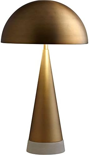 Cyan Design 10541 מנורת שולחן אקרופוליס, 2 אור 120 סהכ וואט, פליז בגיל