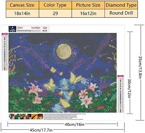 אמנות פנטזיה של Blacklight DIY 5D ערכת ציור יהלומים למבוגרים מלאים מלאים כוכבי כוכבים ציור יהלום הרים עם יהלומים