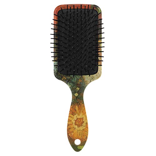 מברשת שיער של כרית אוויר של VIPSK, ציוריו של ואן גוך צבעוני פלסטיק, עיסוי טוב מתאים ומברשת שיער מתנתקת אנטי