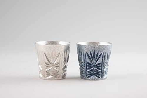 Iwakiri Bishudo No.110-2 Satsuma Tinner, זכוכית קיריקו, לבן, קוטר 2.5 x גובה 2.5 אינץ