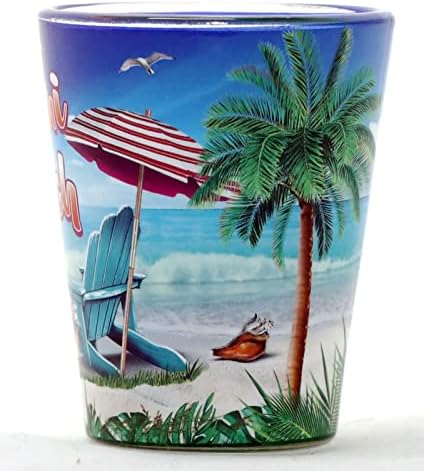 מיאמי ביץ ' פלורידה כיסאות פנימה והחוצה כוס שוט
