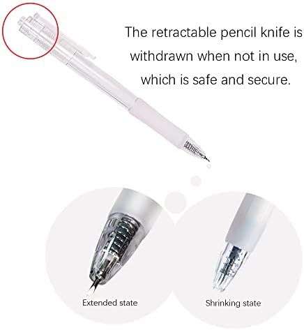 עט חותך עט קריקטורה סכין סטודנט סכין עט חותך נייר סכין דיוק קטן ליצירה כלי חיתוך מלאכה 6 מחשבים
