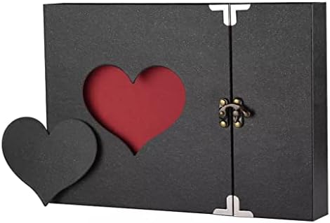 אלבום צילום MIDFGU A4 DIY Scrapbook Vintage Love Heart Heart Deagns Black Deagns Anvisionardary Scrapbooking