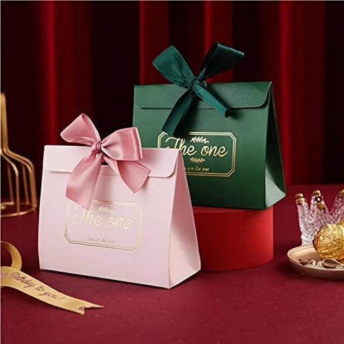 WSSBK מיני שקית מתנה קופסאות אריזת נייר קופסאות שוקולד קופסאות תודה שקיות מתנות כלה לאורחים