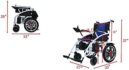 2023 ניו יונייטד ניידות הרקולס לייט כסאות גלגלים חשמליים -סילה דה רודאס אלקטריקה פארה אדולוס