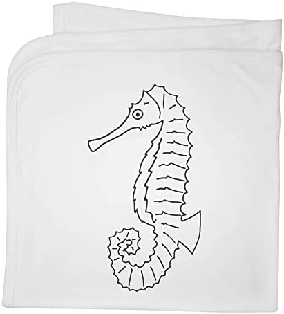 Azeeda 'Seahorse' שמיכה/צעיף כותנה כותנה