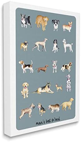 תעשיות סטופל החברות הכי טובות של האדם הכלב מוליד קיר קיר בד, עיצוב מאת אנדי מץ