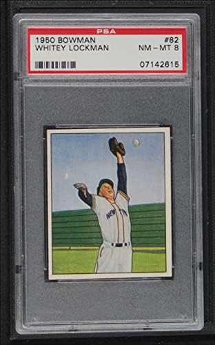1950 באומן 82 Whitey Lockman New York Giants PSA PSA 8.00 ענקים