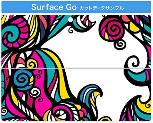 כיסוי מדבקות Igsticker עבור Microsoft Surface Go/Go 2 עורות מדבקת גוף מגן דק במיוחד 010235 צמח אסייתי צבעוני צבעוני
