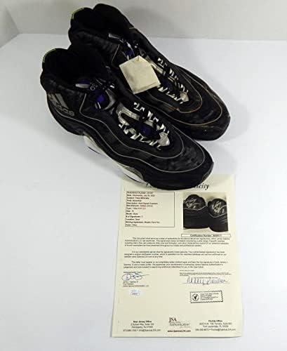 משחק סימן של טרייסי מקגרדי הונפק 1997-98 אדידס קובי בראיינט נעליים דגם Auto JSA - משחק NBA משומש