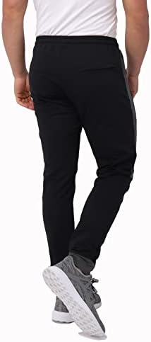 בגדי ספורט SCR 33/36 מכנסי ג'וג'ר מפוספסים לגברים מכנסי טרנינג מכנסיים אימונים מכנסי אימון רזים ארוכים