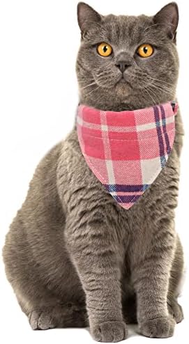 2 מארז סט חתול צווארון הבדלני עם חמוד עניבת פרפר בנדנה ופעמון משובץ אביזרי עבור קיטי מתכוונן בטיחות