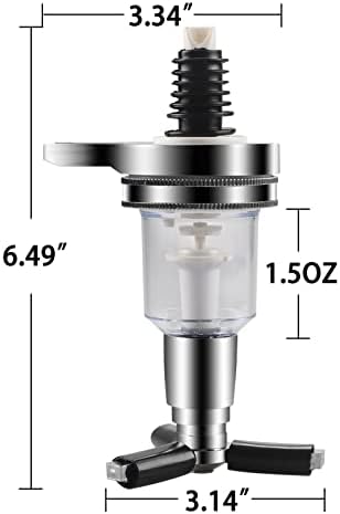 זרבובית החלפת מתקן משקאות גוונבמטול 1.5 עוז / 45 מ ל מנפק זריקה בר באטלר חלקי קרוסלה למחזיק בקבוק