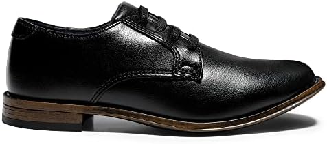 נעלי נעל שמלת נעלי בנים קלאסי להחליק על אוקספורד נעליים רשמיות מקרית שחור ופרס לפעוטות ילדים