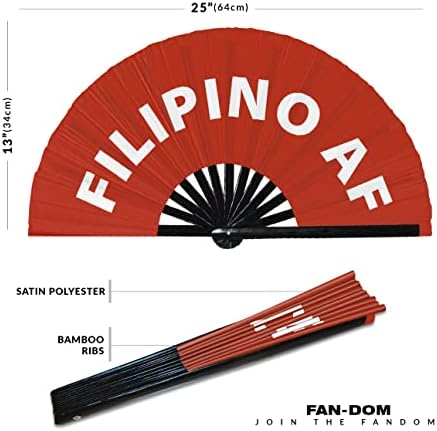 פיליפיני AF לאום מעגל מעגל במבוק מתקפל מעגל מעריצי יד פיליפיני כמו תלבושת מעריצים תלבושת תלבושת מפלגה