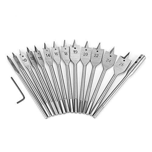 חתיכות מקדחה של Shank Shank Spade, פלדת פחמן ייחודית קצה מחודד עיצוב משושה שקית Shank Spade