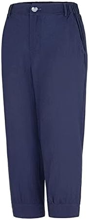 מכנסי טרקלין בסיסיים ברגל גבוהה ברגל גבוהה לנשים סתיו מכנסי פשתן בקיץ בגדי כפתור טרנדי KW