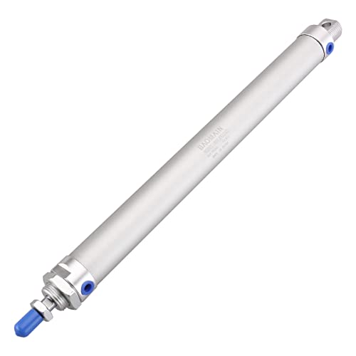 Baomain Mini Air Cylinder MAL 25 x 250 מוט חוט זכר יחיד פעולה כפול פעולה 25 נשא 250 שבץ