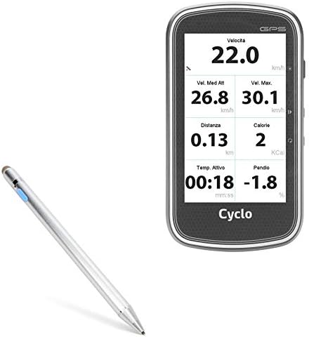 עט גרגוס בוקס גרגוס תואם ל- Mio Cyclo 405 HC - Stylus Active Actipoint, חרט אלקטרוני עם קצה עדין
