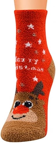 לחג חג המולד גרביים מטושטשות גרבי חג מולד חידוש חמוד, להדפיס מתנות גרביים לחג המולד חגיגי מצחיק מתנות לנשים