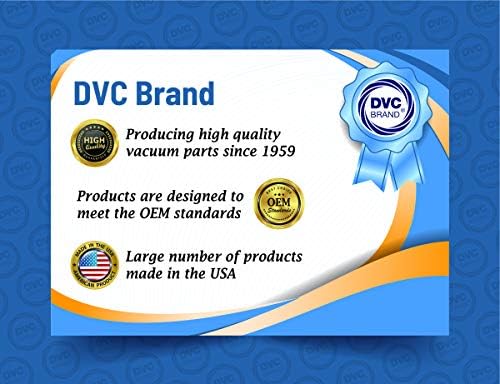 DVC מיקרו מרופד, תיקים להחלפת נייר בסגנון PU-2 מתאים לאקומי אבק זקופים, 2-3 חבילות, 6 שקיות