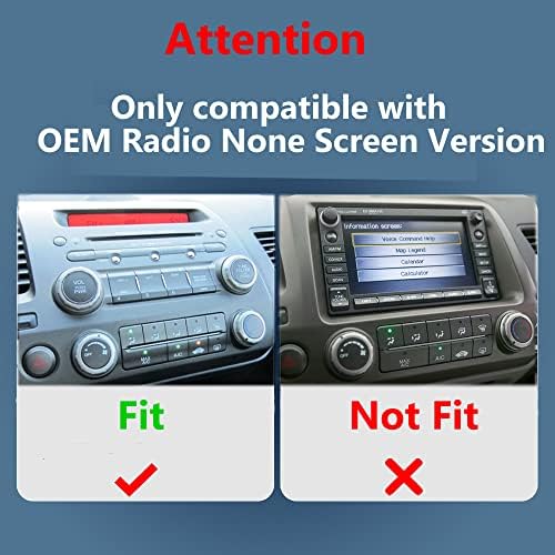 סטריאו לרכב Cocheparts לרדיו הונדה סיוויק 2006-2011 אנדרואיד 11 עם 8 ליבות/Apple Carplay/Android Auto/DSP/WiFi/4G/Control