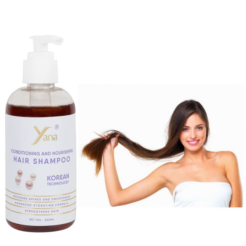 שמפו שיער של יאנה עם שמפו סתיו טכנולוגי קוריאני לשיער לנשים צמחי מרפא