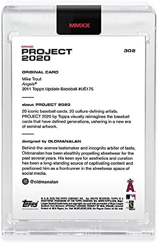 פרויקט Topps 2020 כרטיס 302 - 2011 Mike Trout מאת Oldmanalan