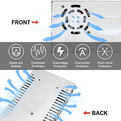 DC 12V 30A אספקת חשמל 360W אוניברסלית מווסתת מיתוג AC לממיר DC AC110V/220V מתאם מנהלי התקן שנאי עבור