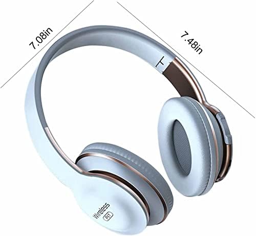 Bluetooth 5.0 Subwoofer רכוב ראש אוזניות מתקפלות-מיקרופון מובנה שיחה אלחוטית מתקפלת ביטול רעש על אוזניות אוזניים