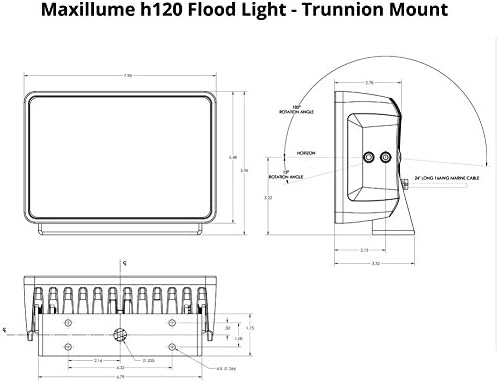 Maxillume H120, לבן, לבן, הרכבה