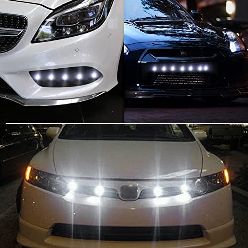 Movflax 10x 18 ממ אורות LED עיניים נשר 9W DRL אורות ריצה בשעות היום גיבוי הפוך אותות חניה מנורות רכב