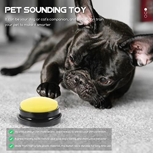 כפתור הקלטת הקול הצעצועים כפתור כלב כפתור תקשורת כלב כפתורי תקשורת הניתנים להקלטה כפתורי שיחה של אילוף