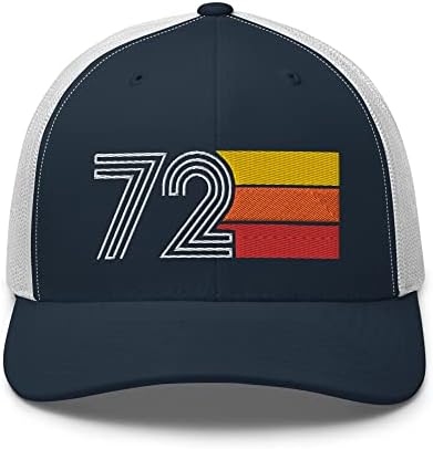 72 1972 וינטג 'רטרו רקום כובע כובע כובע יום הולדת 51 יוניסקס כובע מתנה