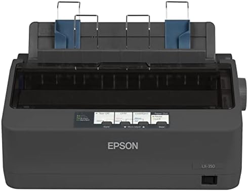 EPSON C11CC24001 LX -350 מדפסת מטריצת נקודה קווית - ממשקי מטריקס מקבילים, סידוריים ו- USB - מונוכרום,
