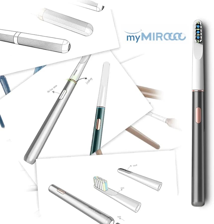 מברשת שיניים חשמלית Mymiroo M1 מברשת שיניים נטענת אינדוקטיבית IPX7 מברשת שיניים אוטומטית אטומה למים