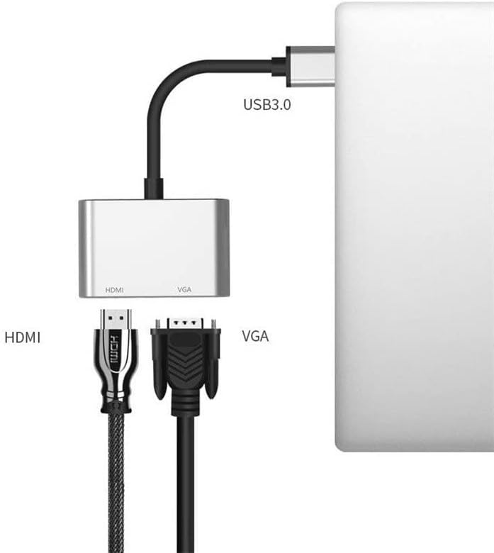 Brassu USB ל- VGA1080p HDMI HD Video Converter
