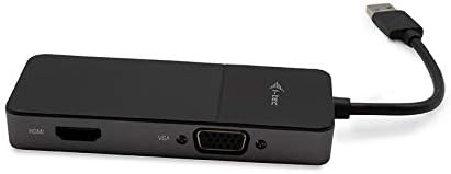 I-TEC USB-C/3.0 HDMI/VGA התאמה I-TEC מתאם וידאו HDMI ו- VGA