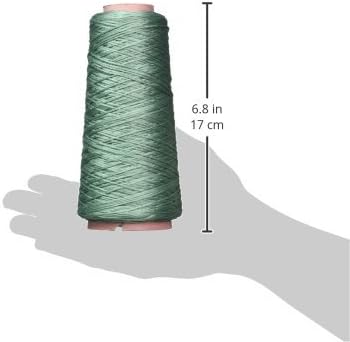 5214-502 שישה סטרנד רקמת כותנה קונוס, 100 גרם, כחול ירוק