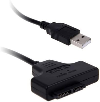 USB 2.0 עד 7+6 13 PIN Slimline Slim Sata II CD נייד CD/DVD כבל מתאם