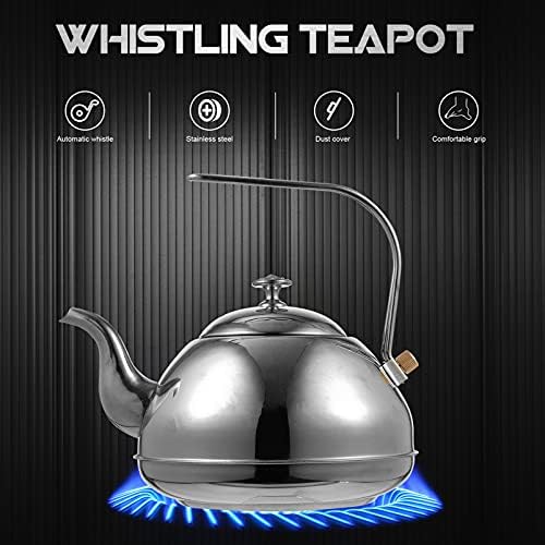 יצרנית תה עלים רופפת שורק תה קומקום נירוסטה כימנתיים שורקים סיר תה קומקום עם חילוף למטבח ביתי קמפינג טיולים