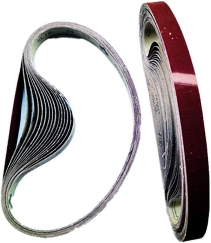 סוגודיו שוחק חגורת 10 יחידות אלומינה מלטש חגורת מלטשת להקות 25 איקס 762 ממ 40-1000 לטחינת מתכת