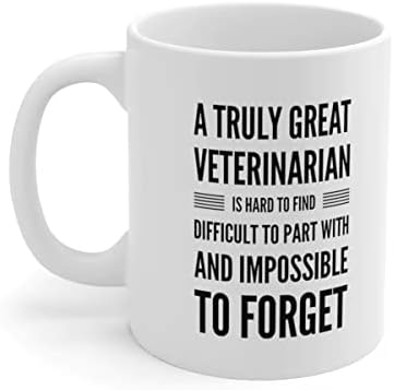 פנבולה אישית וטרינר גדול באמת קשה למצוא ואי אפשר לשכוח מותאם אישית וטרינר בעלי החיים רופא מאהב קפה ספל 11