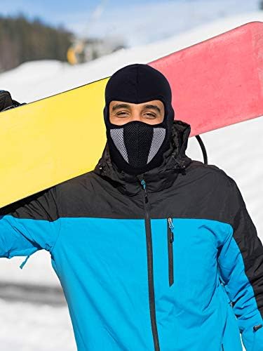 3 חתיכות מסכת סקי בלקלאבה לגברים מסכת פנים מלאה לנשימה כובעי ספורט חסיני רוח לקסדות פעילויות בחוץ,
