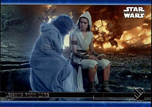 2020 Topps מלחמת הכוכבים העלייה של Skywalker Series 2 Blue 60 שיעורים מלוק סקייווקר, כרטיס המסחר