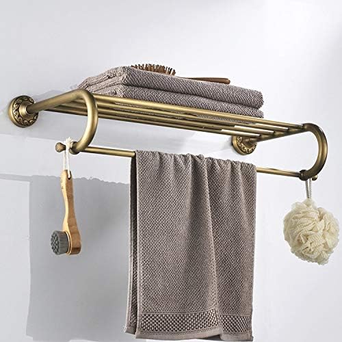 קיר דיאוד מתלי מגבות תלויים פליז מוצק מחזיק מגבות קבוע אביזרי אמבטיה וינטג '