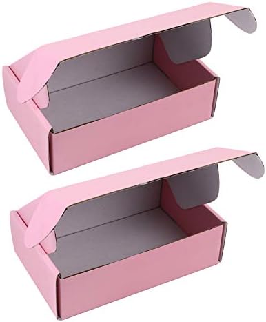 קופסת קרטון טויאנדונה קופסאות מתנה קטנות קופסא אריזה למחזור קופסא גלי, ורוד