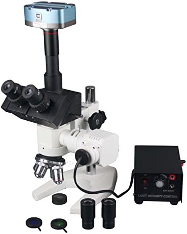 מיקרוסקופ מטלורגיה טרינוקולרי רדיקלי פי 1200 עם מצלמה ותוכנת מדידה של 3 מגה פיקסל